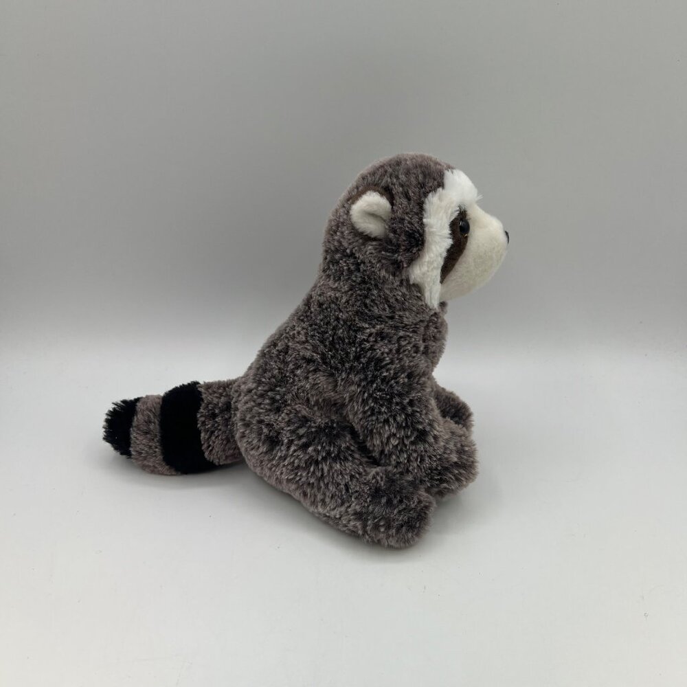 Douglas Mini Rudie Soft Raccoon Sitting 7" Plush Stuffed Animal - Picture 4 of 5